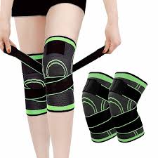 Premium Compression Knee Brace – High-Elasticity Joint Support Sleeve with Adjustable Dual Tension Straps
