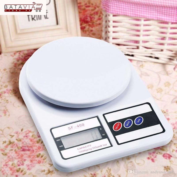 SF-400 Kitchen Weight Scale upto 10kg With Cell & Light