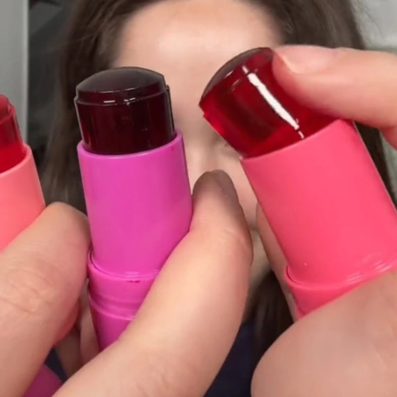 Pack 4 Milk Makeup Blush High Pigment Jelly Tint, Refreshing & Hydrating Long-lasting Colour Jelly Tint