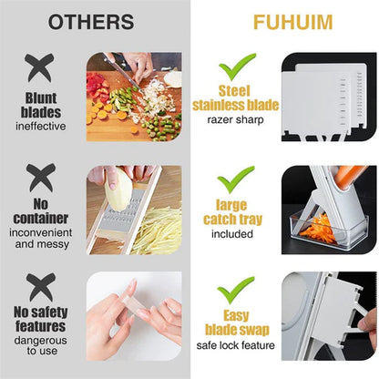 Premium Quality Multi-function 5 in 1 Cutter  Vegetable